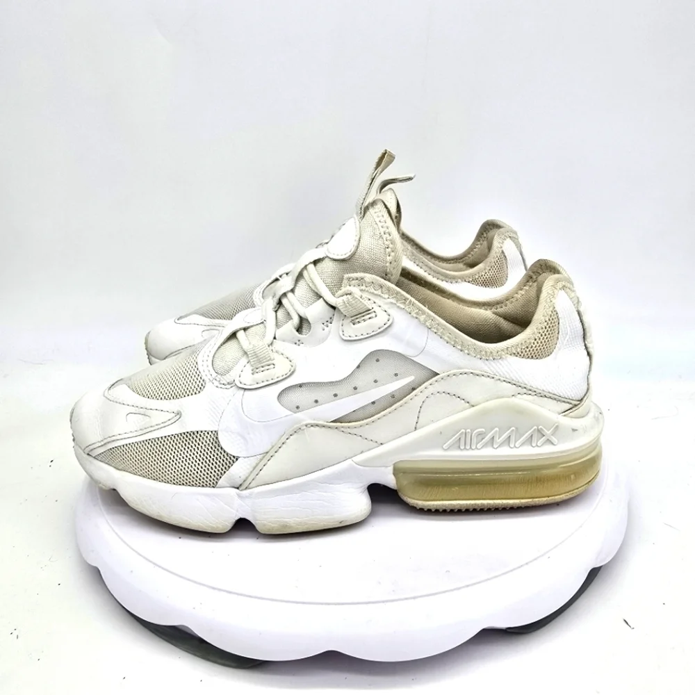 Nike Shoe Women 7 Air Max Triple White Sneakers Cu9453-100
